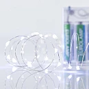 Χριστουγεννιάτικα Λαμπάκια 20 LED Λευκά 1.9μ Μπαταρίας σε Σειρά με Ασημί Καλώδιο 600-11220 EUROLAMP Χριστουγεννιάτικα Λαμπάκια 20 LED Λευκά 1.9μ Μπαταρίας σε Σειρά με Ασημί Καλώδιο 600-11220 EUROLAMP