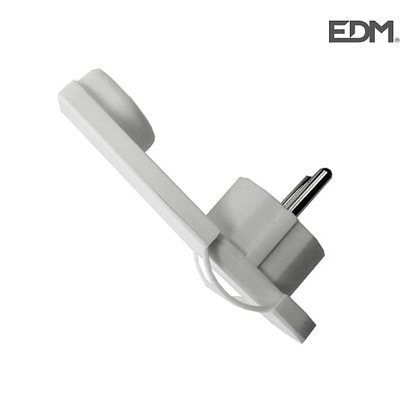 Φίς Σούκο αρσενικό πλαγίας λευκό 16A 40080 EDM Spain