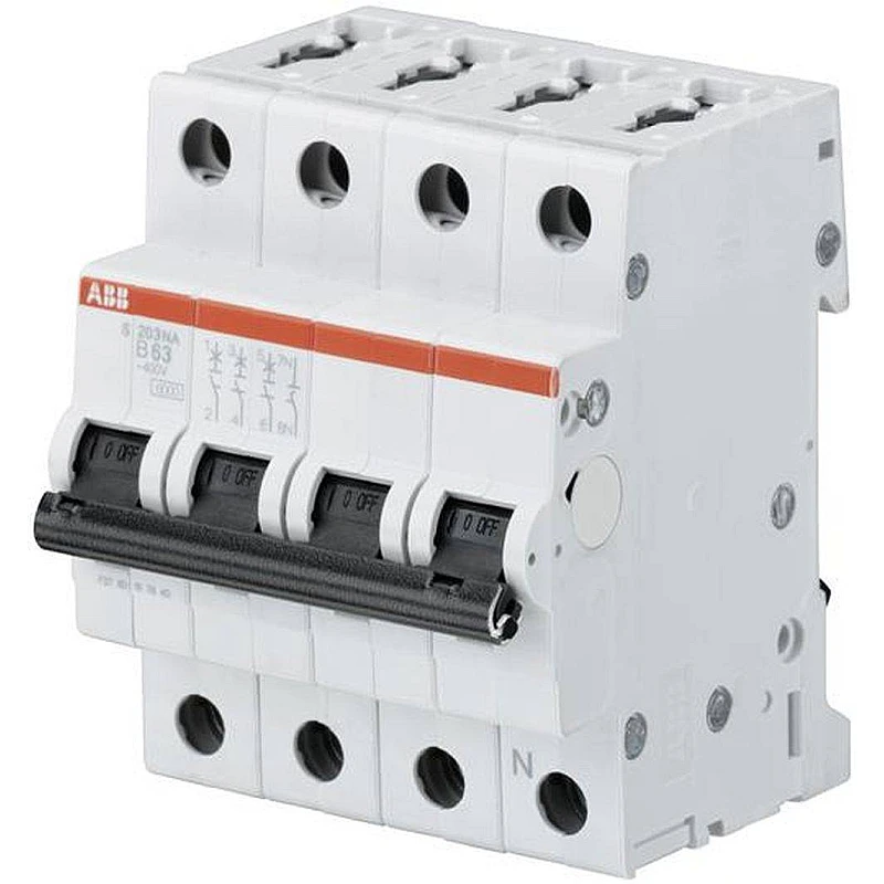 ABB Ασφαλειοδιακόπτης τριφασικός 3P+N S203 B25NA