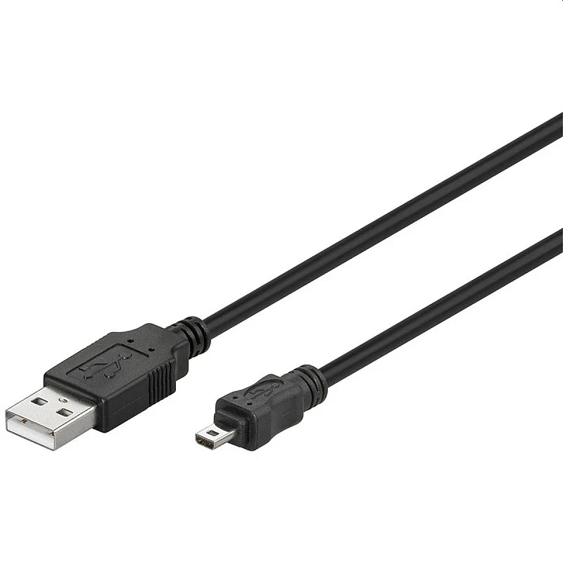 GRUNDIG 47243 Καλώδιο USB A - USB Β Mini 2.0m Μαύρο GRUNDIG 47243 Καλώδιο USB A - USB Β Mini 2.0m Μαύρο