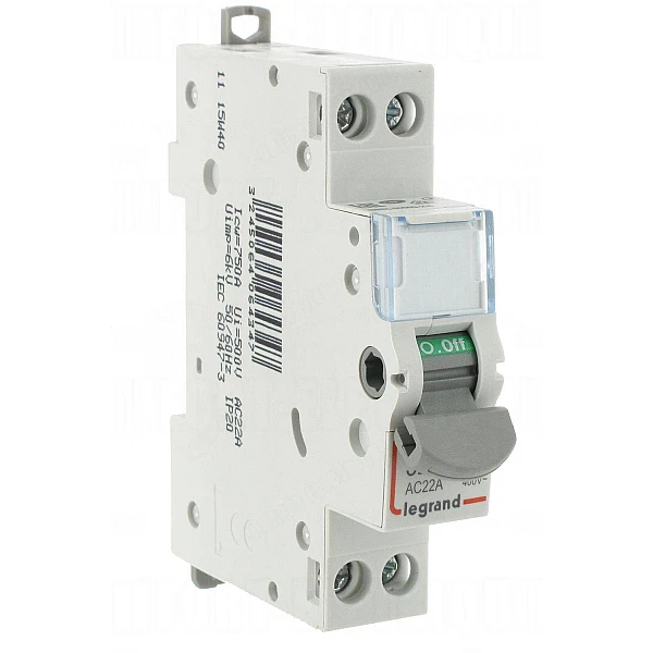 Legrand Διακόπτης ράγας διπολικός 2P 32A