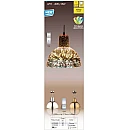 Φωτιστικό Οροφής Κρεμαστό γυαλί E27 Chrome 3D Glass ART-300 VITORAINA 4102450