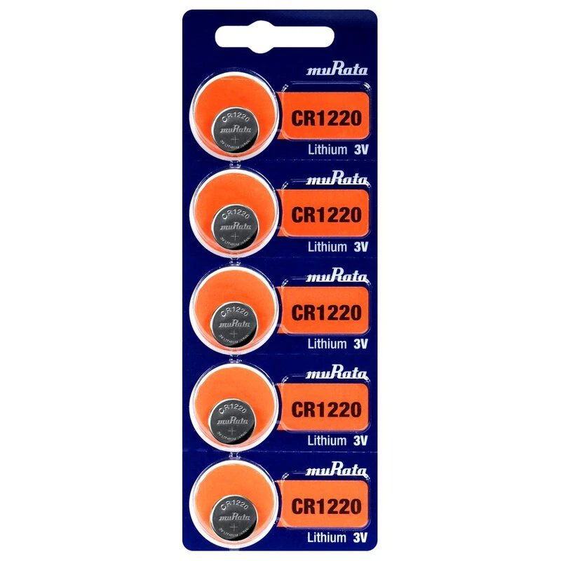 Murata Μπαταρία Λιθίου για ρολόγια 3V CR1220 blister 5 τμχ Murata Μπαταρία Λιθίου για ρολόγια 3V CR1220 blister 5 τμχ