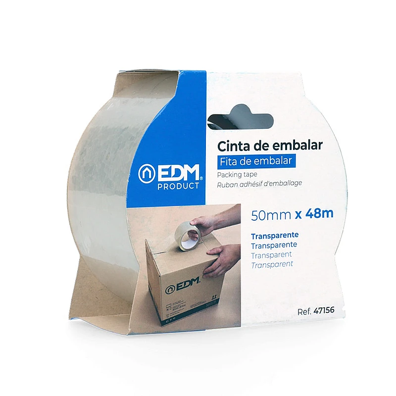Ταινία συσκευασίας Διάφανη 50mm*48m 47156 EDM Spain Ταινία συσκευασίας Διάφανη 50mm*48m 47156 EDM Spain