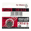 Maxell Μπαταρία Λιθίου 3V CR1616 1 τεμάχιο Maxell Μπαταρία Λιθίου 3V CR1616 1 τεμάχιο