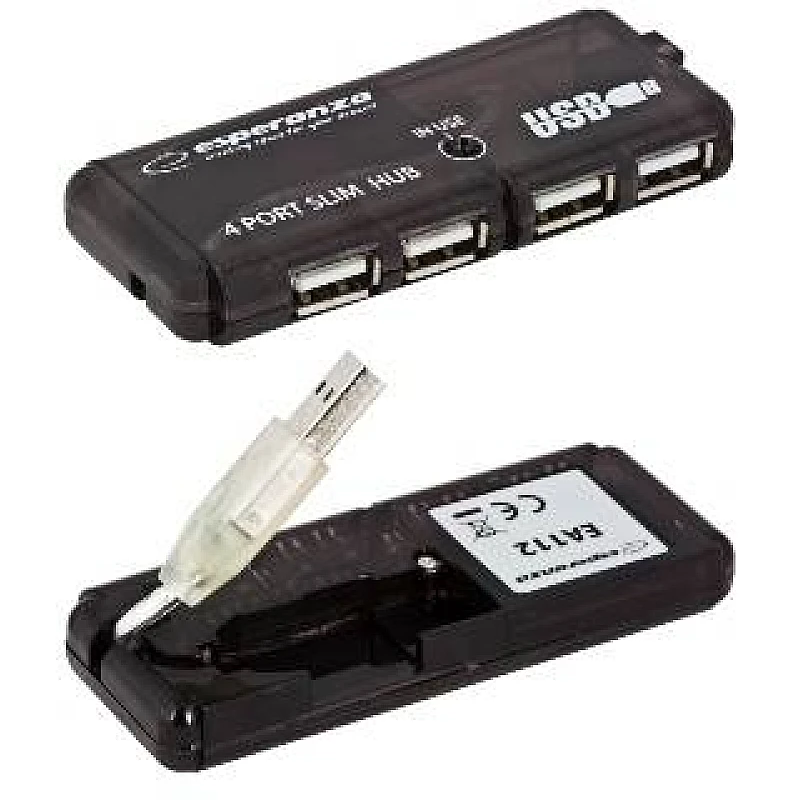Usb Hub 4 Θέσεων USB 2.0 Esperanza EA112 Usb Hub 4 Θέσεων USB 2.0 Esperanza EA112