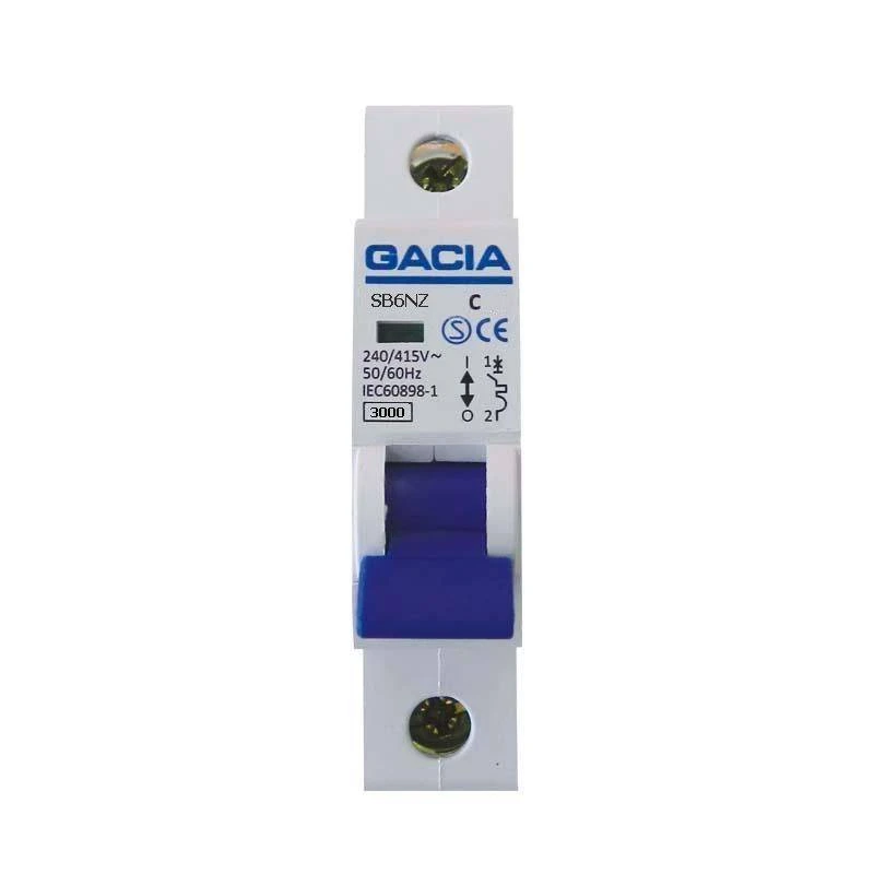 GACIA αυτόματη ασφάλεια 1P C16A 3KA SB6NZ 500-42302