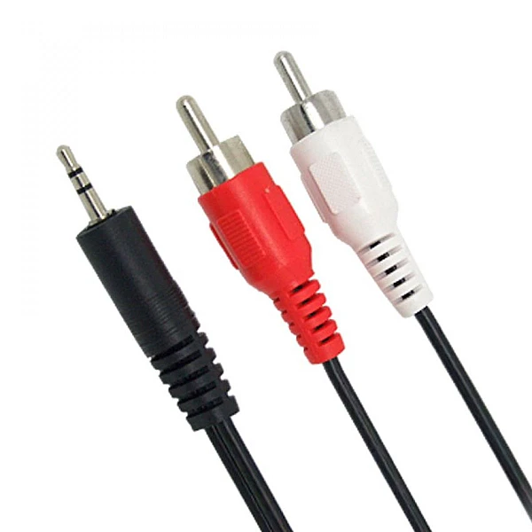 Καλωδίωση Stereo από jack 3.5mm σε 2x RCA Μήκος 1,1m 500200100 OEM