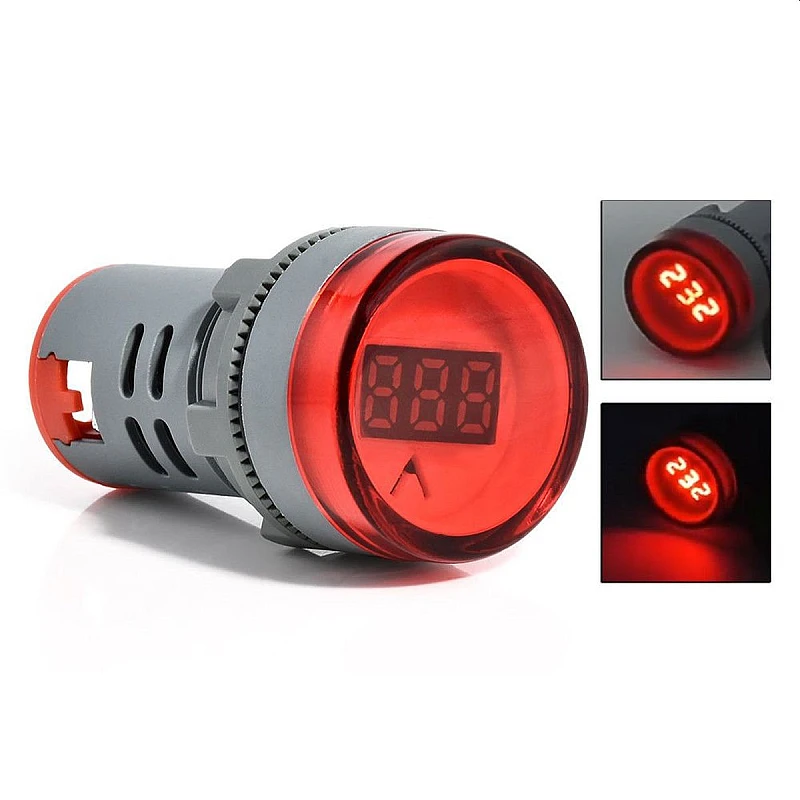 Ψηφιακό βολτόμετρο κόκκινο 20V-500V AC FC4 OEM Ψηφιακό βολτόμετρο κόκκινο 20V-500V AC FC4 OEM