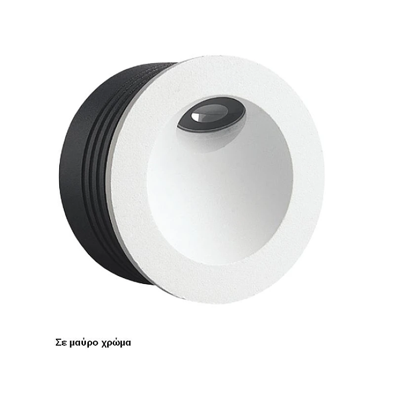 Χωνευτό φωτιστικό LED 2W εξωτερικό IP65 μαύρο 3000Κ 75169-323997 VK/02147/B/W LIGHTING Χωνευτό φωτιστικό LED 2W εξωτερικό IP65 μαύρο 3000Κ 75169-323997 VK/02147/B/W LIGHTING