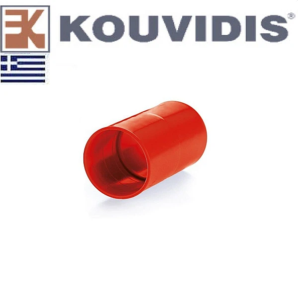Μούφα DUROFLEX PLUS Ø25mm κόκκινη Kouvidis