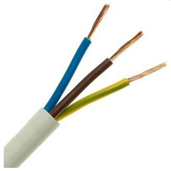 Εύκαμπτο καλώδιο 3 x 6 mm² ΛΕΥΚΟ (HO5VV-F) 150-13111 Wairel
