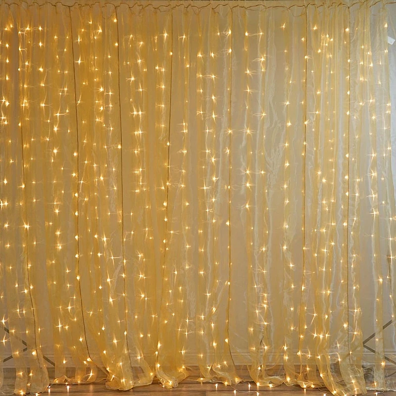 Χριστουγεννιάτικα λαμπάκια LED Κουρτίνα 240Led (2x1m) με μετασχηματιστή και επέκταση Θερμό λευκό IP44 600-17101 EUROLAMP Χριστουγεννιάτικα λαμπάκια LED Κουρτίνα 240Led (2x1m) με μετασχηματιστή και επέκταση Θερμό λευκό IP44 600-17101 EUROLAMP