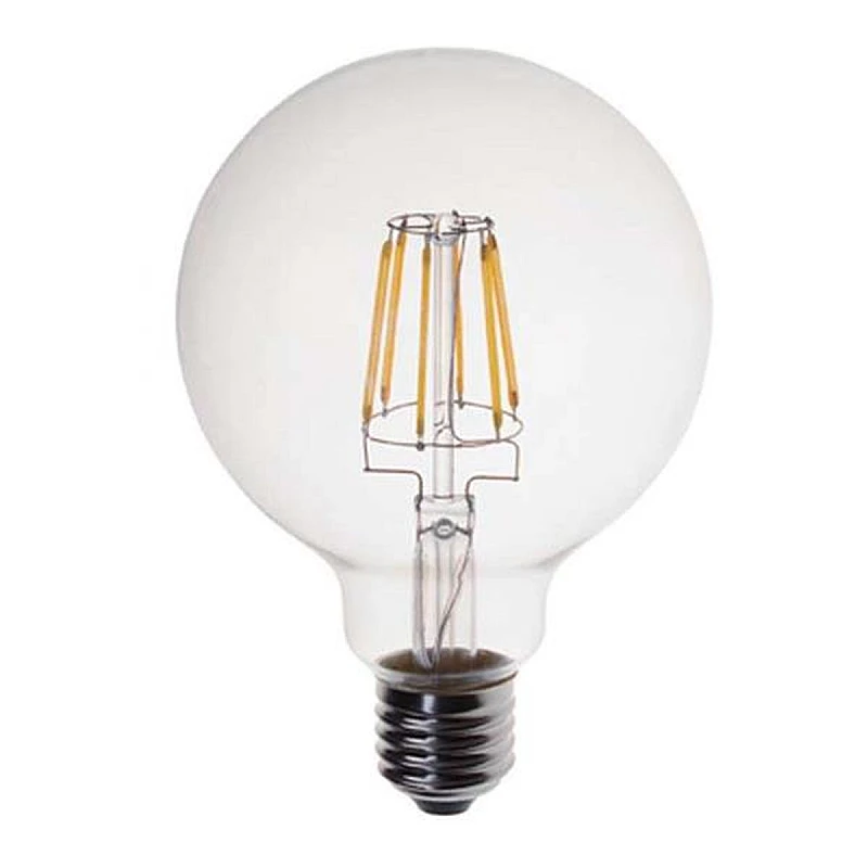 Λαμπτήρας Led E27 G125 8Watt Ψυχρό Λευκό 6500Κ Filament 147-81426 EUROLAMP Λαμπτήρας Led E27 G125 8Watt Ψυχρό Λευκό 6500Κ Filament 147-81426 EUROLAMP