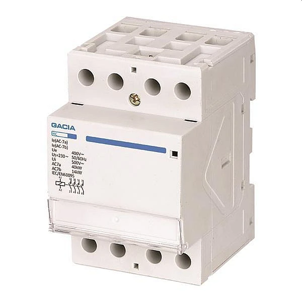 Ρελέ ράγας 4Χ63Α 4NO 240V AC 500-37112 GACIA