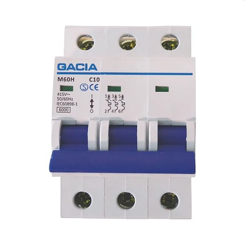 GACIA Αυτόματη Ασφάλεια Τριφασική 3x32A 3P 6KA 500-43025