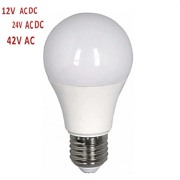 Λαμπτήρας Led E27 A60 10Watt Θερμό λευκό 3000Κ 12V 24V 42V 147-77182 EUROLAMP