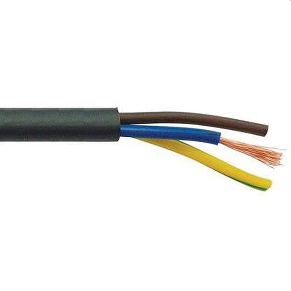 Εύκαμπτο καλώδιο 3 x 1,5 mm² ΜΑΥΡΟ (HO5VV-F) 150-13158 Wairel