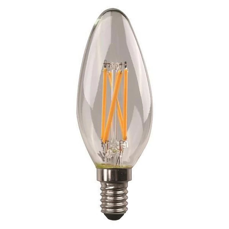 Λαμπτήρας LED E14 κεράκι 6.5 watt Ψυχρό Λευκό 6500K Crossed Filament 147-78102 EUROLAMP Λαμπτήρας LED E14 κεράκι 6.5 watt Ψυχρό Λευκό 6500K Crossed Filament 147-78102 EUROLAMP
