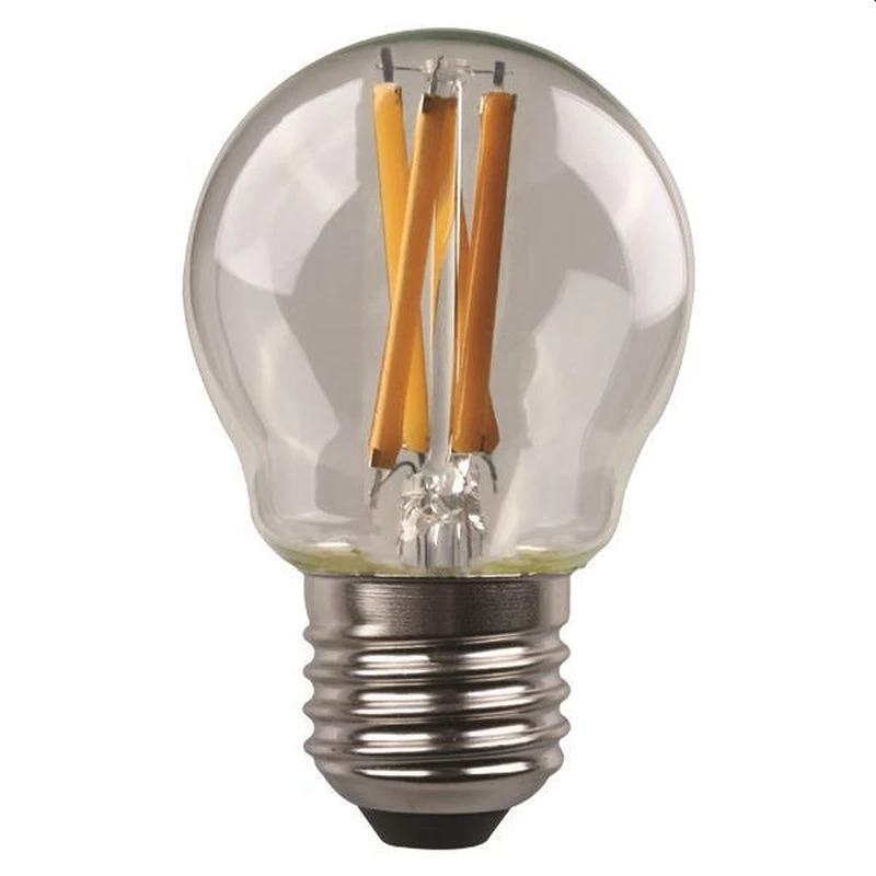 Λαμπτήρας LED E27 G45 Σφαιρικός 6.5 watt Θερμό Λευκό 3000K Dimmable Crossed Filament 147-78282 EUROLAMP Λαμπτήρας LED E27 G45 Σφαιρικός 6.5 watt Θερμό Λευκό 3000K Dimmable Crossed Filament 147-78282 EUROLAMP