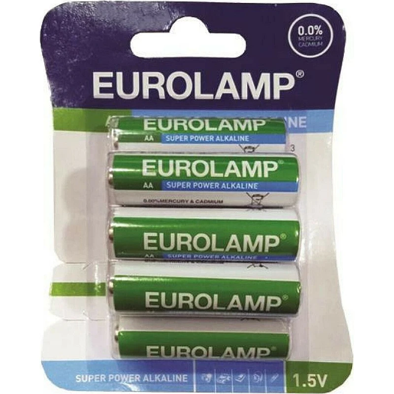 EUROLAMP Super Power Αλκαλική Μπαταρία LR6/1.5V AA 8 τεμάχια 147-24151 EUROLAMP Super Power Αλκαλική Μπαταρία LR6/1.5V AA 8 τεμάχια 147-24151
