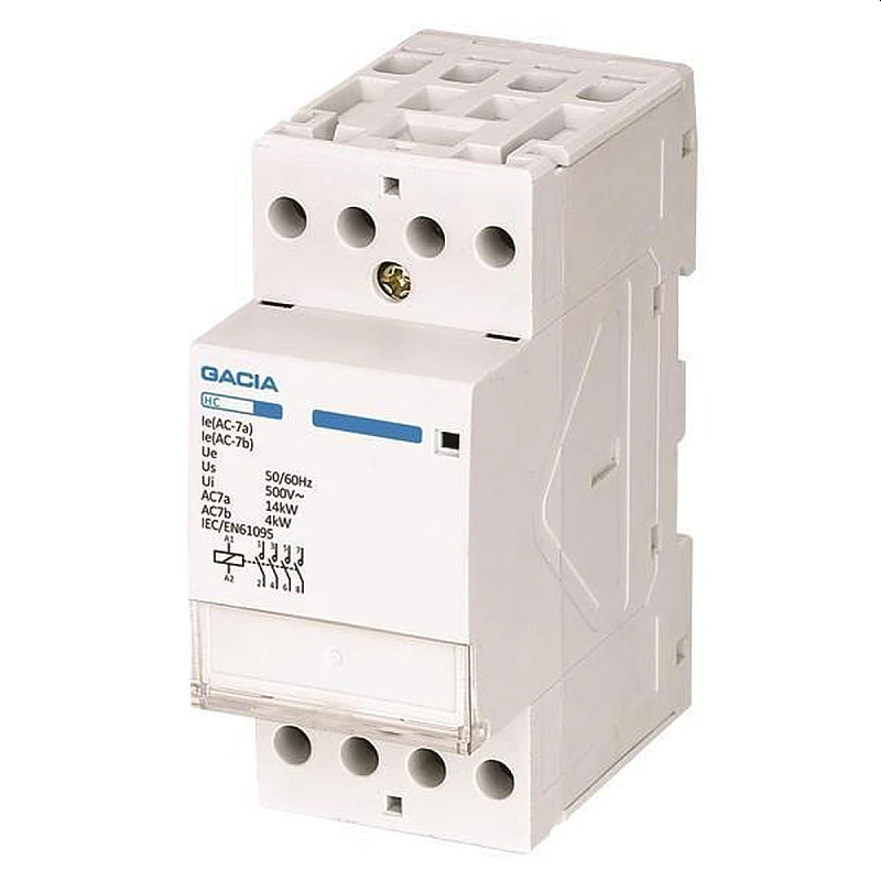 Ρελέ ράγας 4Χ25Α 4NO 24V AC 500-37123 GACIA Ρελέ ράγας 4Χ25Α 4NO 24V AC 500-37123 GACIA