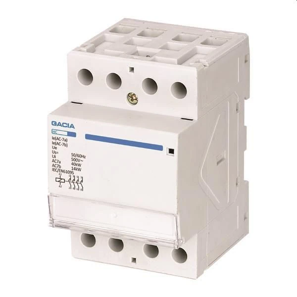 Ρελέ ράγας 4Χ40Α 4NO 24V AC 500-37124 GACIA
