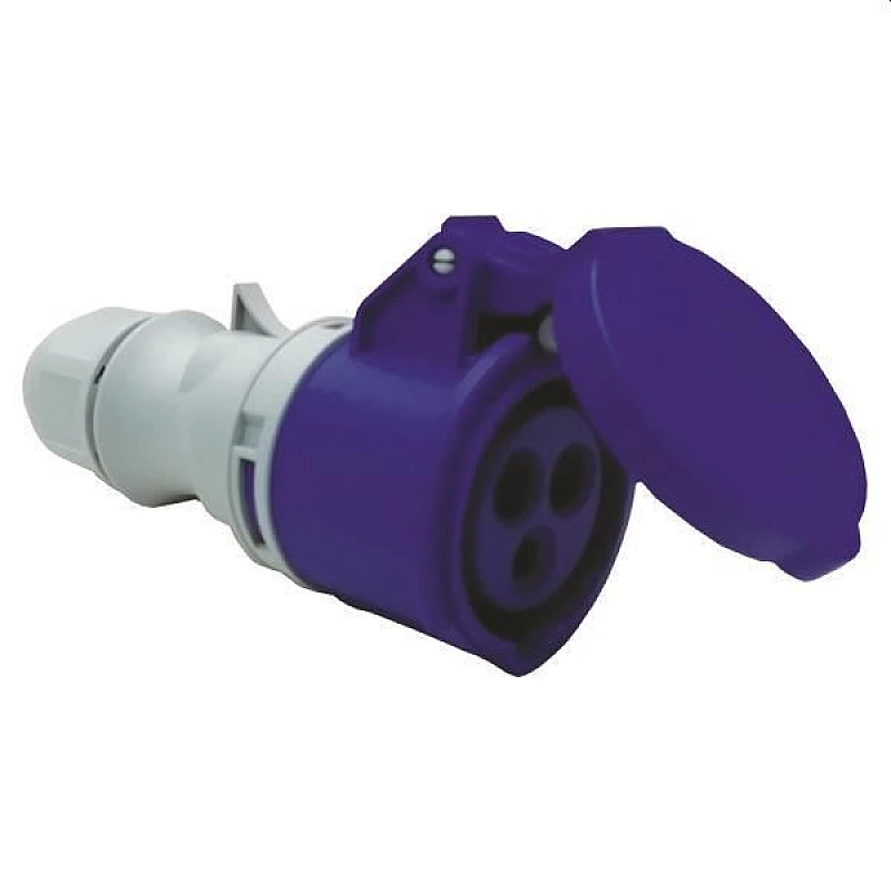 Βιομηχανικό φις θηλυκό 1P+N+E 32A Μπλε IP44 147-16511 EUROLAMP Βιομηχανικό φις θηλυκό 1P+N+E 32A Μπλε IP44 147-16511 EUROLAMP
