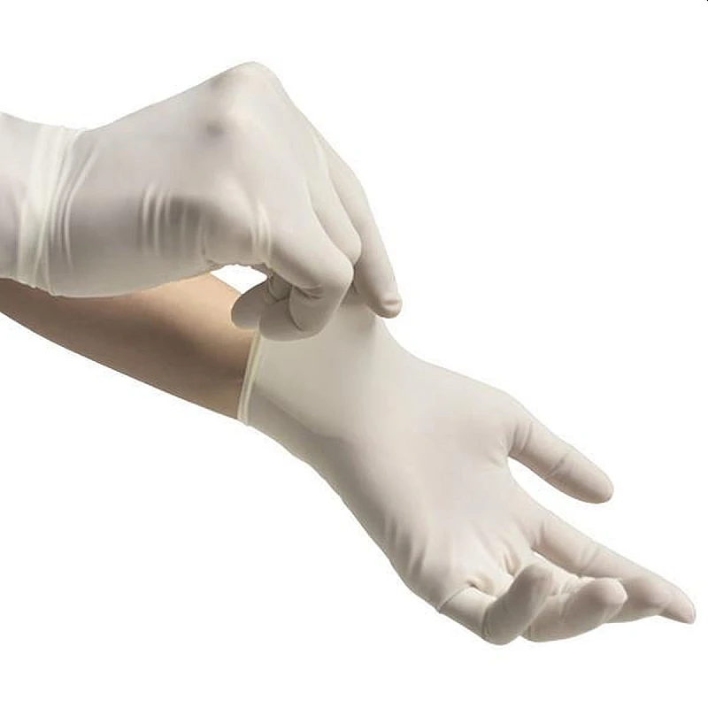Γάντια latex μιας χρήσης χωρίς πούδρα large ( συσκ.30 τμχ ) 147-90956 EUROLAMP