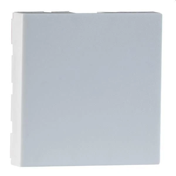Πλήκτρο Διπλό τυφλό 45Χ45 160-16012 TPS Ferrara λευκό χρώμα Eurolamp