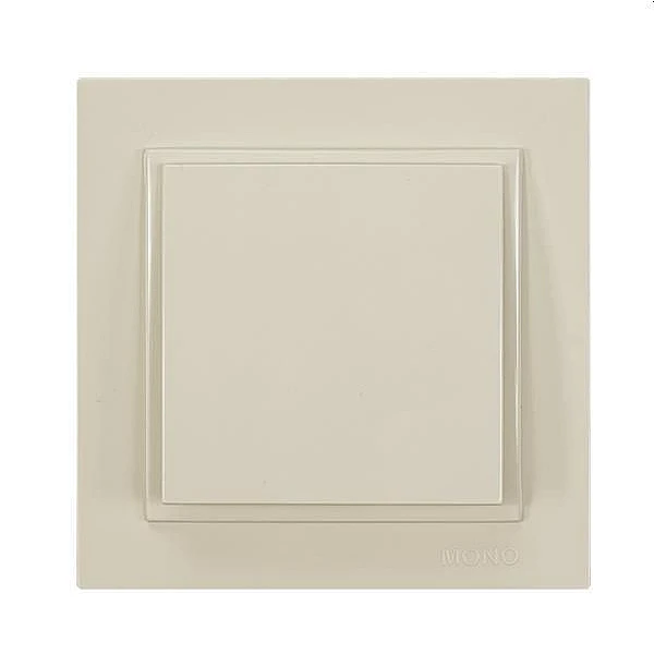 Διακόπτης Απλός χωνευτός  Μπεζ 152-10200 MONO ELECTRIC Despina Eurolamp