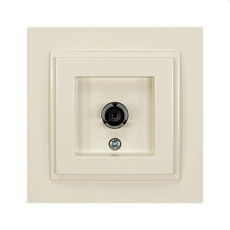 Πρίζα TV τερματική χωνευτή Μπεζ 152-10244 MONO ELECTRIC Despina Eurolamp Πρίζα TV τερματική χωνευτή Μπεζ 152-10244 MONO ELECTRIC Despina Eurolamp