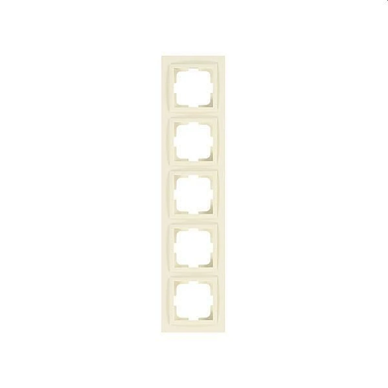Πλαίσιο 5 θέσεων Μπεζ 152-10284 MONO ELECTRIC Despina Eurolamp Πλαίσιο 5 θέσεων Μπεζ 152-10284 MONO ELECTRIC Despina Eurolamp