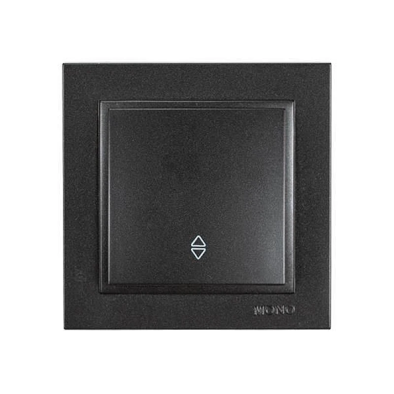 Διακόπτης Αλε-ρετούρ χωνευτός Μαύρο 152-10302 MONO ELECTRIC Despina by Eurolamp Διακόπτης Αλε-ρετούρ χωνευτός Μαύρο 152-10302 MONO ELECTRIC Despina by Eurolamp