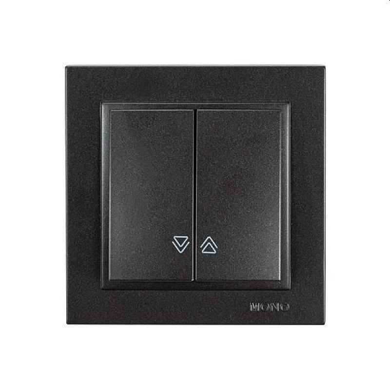 Μπουτόν Ρολλών Μαύρο 152-10312 MONO ELECTRIC Despina by Eurolamp Μπουτόν Ρολλών Μαύρο 152-10312 MONO ELECTRIC Despina by Eurolamp