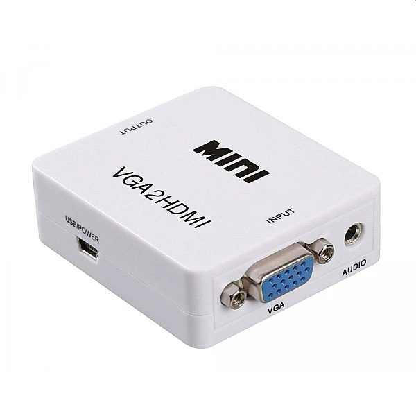 Μίνι μετατροπέας(Converter) από VGA σε HDMI Full HD 1080P Video Audio OEM