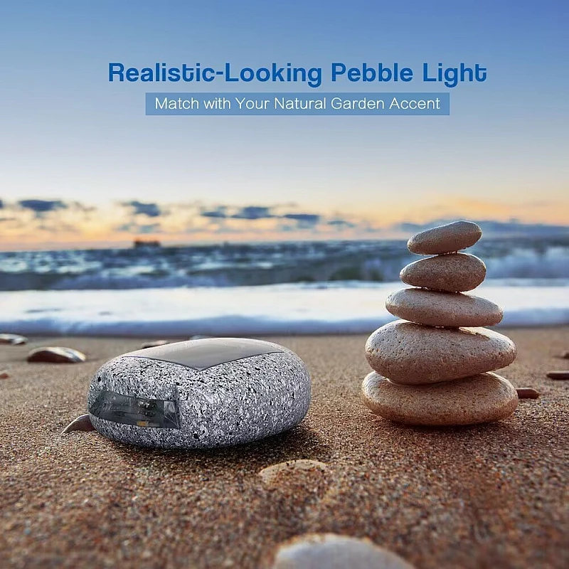 Ηλιακό φωτιστικό LED Βότσαλο Ψυχρό λευκό Solar stone lamp 22041 OEM Ηλιακό φωτιστικό LED Βότσαλο Ψυχρό λευκό Solar stone lamp 22041 OEM