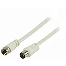 Έτοιμο καλώδιο Coaxial F αρσενικό -RF αρσενικό CSGP41800WT30 Satellite 3.0m Nedis Έτοιμο καλώδιο Coaxial F αρσενικό -RF αρσενικό CSGP41800WT30 Satellite 3.0m Nedis