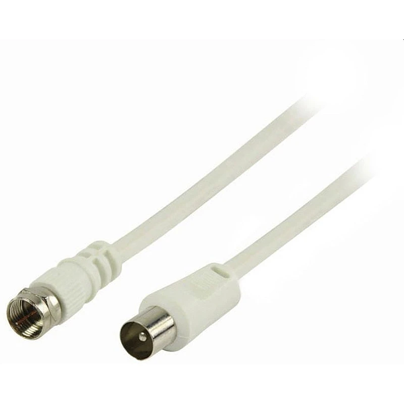 Έτοιμο καλώδιο Coaxial F αρσενικό -RF αρσενικό CSGP41800WT30 Satellite 3.0m Nedis Έτοιμο καλώδιο Coaxial F αρσενικό -RF αρσενικό CSGP41800WT30 Satellite 3.0m Nedis