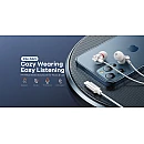 Remax RM-560i In-ear Handsfree με Βύσμα Lightning Άσπρο-Ασημί Ακουστικά με μικρόφωνο Remax RM-560i In-ear Handsfree με Βύσμα Lightning Άσπρο-Ασημί Ακουστικά με μικρόφωνο
