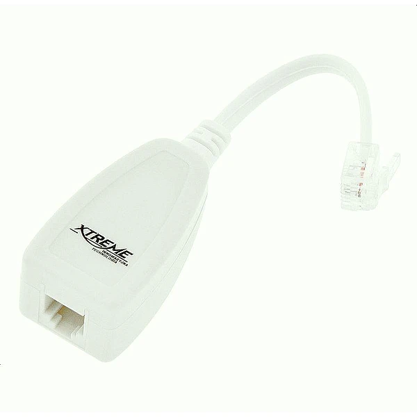Φίλτρο ADSL μίας τηλεφωνικής γραμμής  κρεμ χρώμα RJ11 77-501 XTREME
