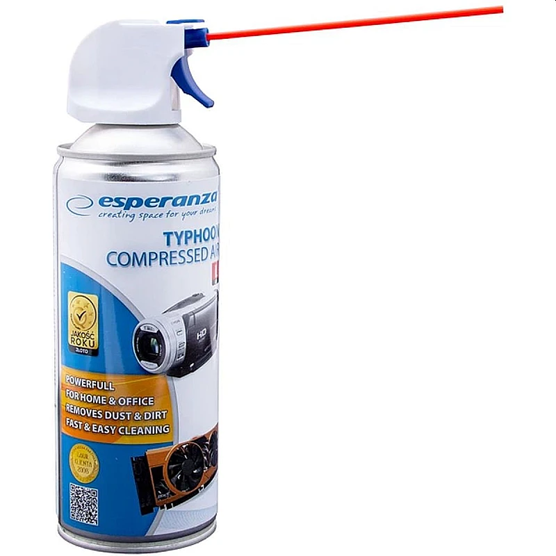 Σπρέι Πεπιεσμένου Αέρα 400ml Dust Remover Esperanza ES120 Σπρέι Πεπιεσμένου Αέρα 400ml Dust Remover Esperanza ES120