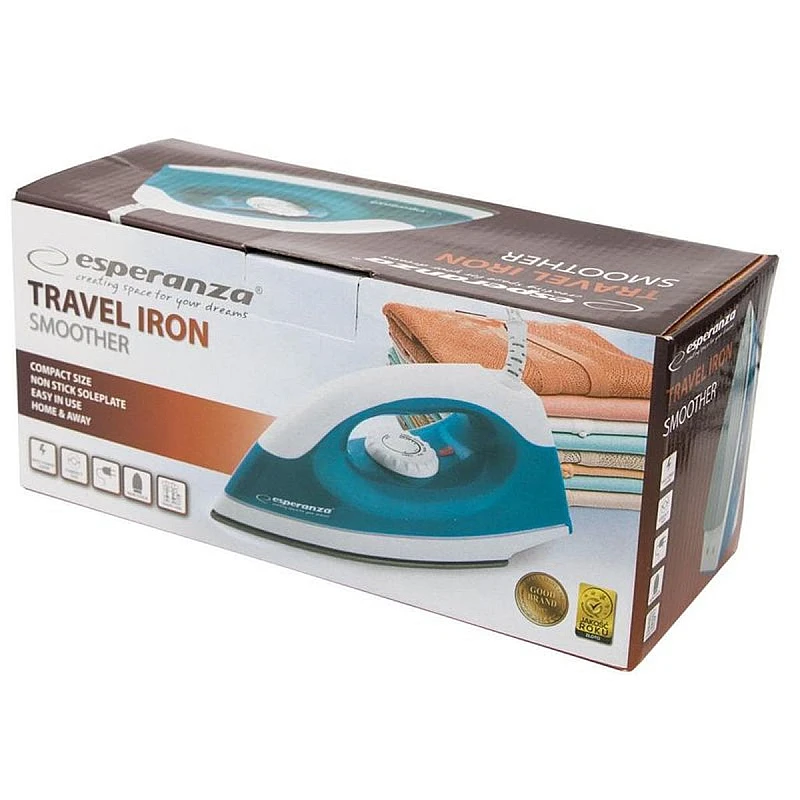 Σίδερο ταξιδιού Esperanza EHI001 Travel Iron Smoother με ισχύ 1200W Σίδερο ταξιδιού Esperanza EHI001 Travel Iron Smoother με ισχύ 1200W