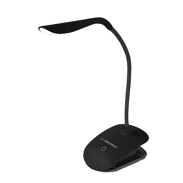 Φωτιστικό γραφείου Led 3 Watt με 3 Επίπεδα φωτισμού Μαύρο ELD104K DENEB Esperanza