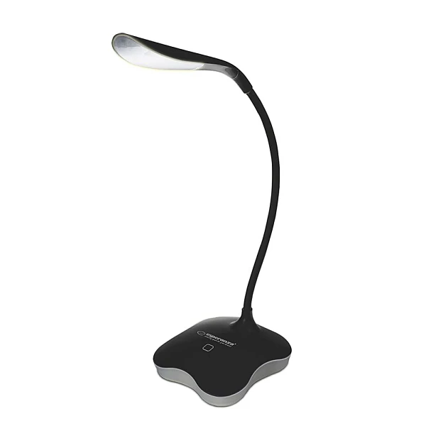 Φωτιστικό γραφείου Led 3 Watt με 3 Επίπεδα φωτισμού Μαύρο ELD105K MIMOSA Esperanza