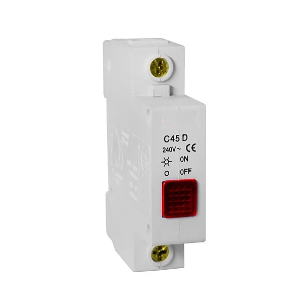 C45D ενδεικτική λυχνία LED Κόκκινη μονοφασική OEM