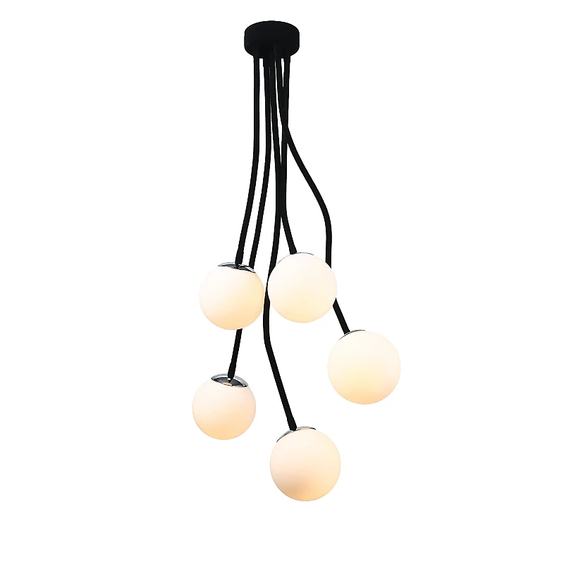 Κρεμαστό Φωτιστικό Πολύφωτο 5xE27 AC-OCTANS-5E27-BLK ACERTO Κρεμαστό Φωτιστικό Πολύφωτο 5xE27 AC-OCTANS-5E27-BLK ACERTO