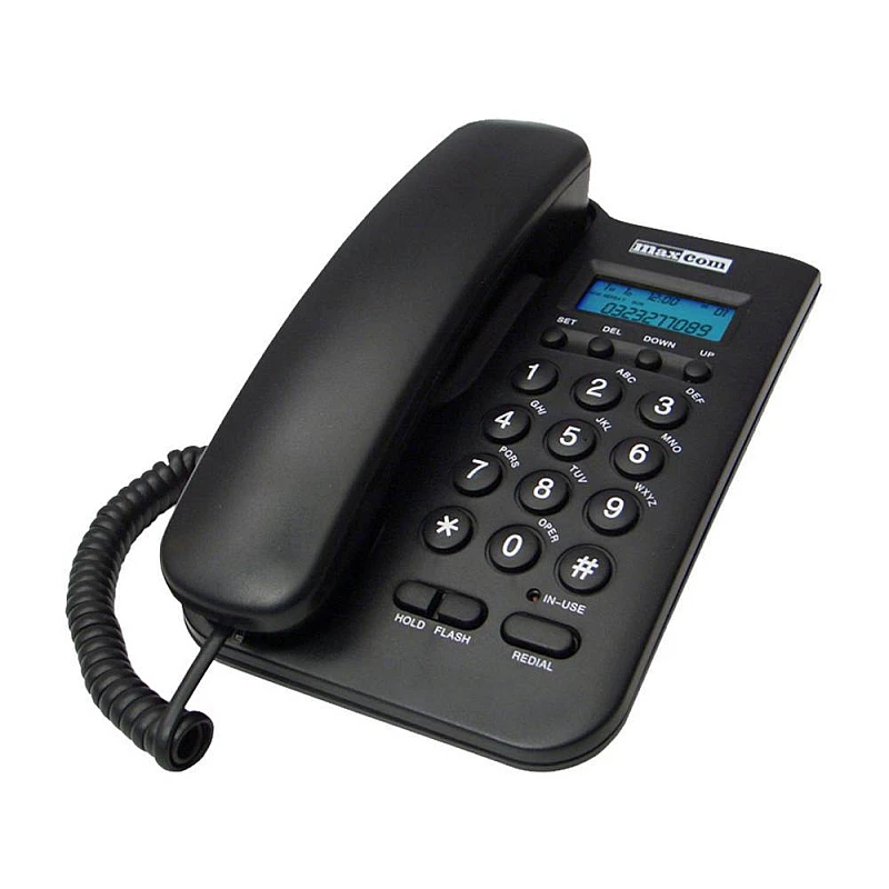Maxcom KXT100 σταθερό Ψηφιακό Τηλέφωνο Μαύρο με Οθόνη και Αναγνώριση κλήσεων Maxcom KXT100 σταθερό Ψηφιακό Τηλέφωνο Μαύρο με Οθόνη και Αναγνώριση κλήσεων