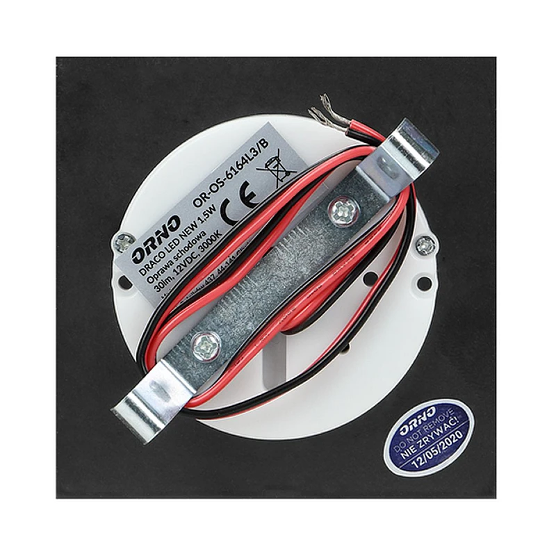 Adviti Φωτιστικό για τοίχο ή σκάλα Χωνευτό LED 1,5W 12VDC 3000K θερμό λευκό DRACO μαύρο σώμα AD-OS-6164L3/B Adviti Φωτιστικό για τοίχο ή σκάλα Χωνευτό LED 1,5W 12VDC 3000K θερμό λευκό DRACO μαύρο σώμα AD-OS-6164L3/B