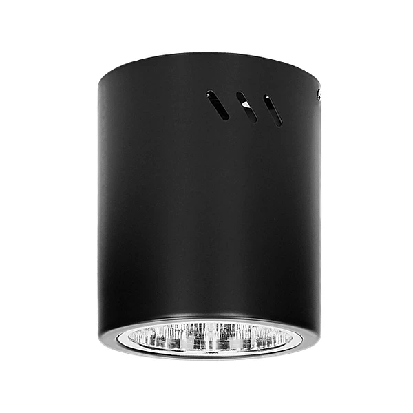 ORNO Φωτιστικό σποτ Οροφής E27 downlight 60W KORIN 13 μαύρο ADVITI AD-OD-6180BE27
